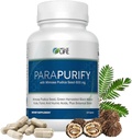 ParaPurify-120 캡슐: 소화 건강 지원 보충교재는 Mimosa Pudica 검정 호두 대 영양 유기 공식, Optimal Gut 건강을 위한 비 GMO All-Natural 초본 혼합을 포함합니다