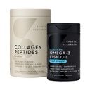 스포츠 연구 세겹 힘 Omega 3 물고기 기름 1250mg는 Omega3s EPA & DHA 비 GMO, 글루텐을 가진 Burpless 보충교재를 모든 Genders Hydrolyzed 유형 1 & 3 분말 단백질을 위한 교원질 펩티드 해방합니다