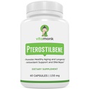 VitaMonk Pterostilbene 150mg 캡슐 인공 필러 없음 - 건강한 노화와 장수를 승진시키는 Soy 자유로운 Trans-Pterostilbene 보충교재 - 60 Veggie 모자 - 개량한 Resveratrol
