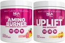 NLA for Her Pre/Intra Workout Stack (Her Thermogenic Amino Hawaiian Sunset 및 Uplift Max Pre Workout Sour Peach Ring 포함)