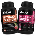 Thyroid Support & Myo-Inositol & D-Chiro Inositol 보충교재 캡슐 - Metabolism, Mood & Energy를 위한 자연적인 지원 - 여성, 정신 주기, 여성 건강을 위한 40:1 비율 호르몬 균형