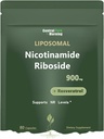 Liposomal 니코틴아미드 Riboside 보충교재, 노화 방지를 위한 니코틴아미드 Riboside Resveratrol 900mg, 에너지, 80의 캡슐,