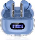 파란 무선 Earbuds P1 직업적인, 명확한 외침 Mics 귀 Buds를 가진 이어폰 무선 Bluetooth 헤드폰, 안락한 적합, IPX7는 긴 건전지 생활을 방수 처리합니다, 스포츠 운동을 위한 30H Playtime