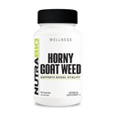 NutraBio Horny Goat Weed Extract Supplement, 500mg - 남성과 여성 모두 지원 에너지 및 활력, 90 야채 캡슐