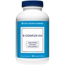 비타민 Shoppe B-Complex 100 - 에너지 생산, 신경 시스템 기능 및 영양성 대사 지원 - B1, B2, B6, B12, Niacin, Folic 산 & Biotin (300 Veggie Caps)의 우수한 소스
