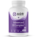 AOR, Advanced B Complex, Multivitamin 에너지 지원, 스트레스 및 대사, 규정식 보충교재, 90 캡슐 (90 서빙)