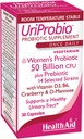 HealthAid UriProbio – 50억 CFU Women’s Probiotic with Prebiotic, Cranberry, D-Mannose, Vitamin D3 & B6 | Urinary Tract & Digestive Wellness, Acid & Bile resistant, Vegan 지원
