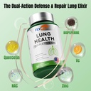 Lung 건강, 초본 Quercetin& NAC의 호흡 지원, Lung Cleanse, 비타민 C, 아연, 미국 60 캡슐에서 만드는 GMP