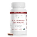 Montmorency Tart Cherry, Non GMO, 캡슐 - CherryPure 50 : 1 농축 eq. 25,000 mg - 산화 방지제 & Flavonoids, Gout & Muscle 용 Tart Cherry Extract - 120 Veggie 캡슐 - 4 개월 공급