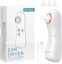 빛, 수영, 샤워, 서핑, 다이빙, 보청기 사용 (Ear Dryer with 3 Tips)을위한 전자 따뜻한 공기 귀 건조 장치가있는 충전식 귀 물 제거제