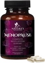 Black Cohosh가있는 여성을위한 Menopause 보충제 - 여성, 천연 Menopause Relief Vitamins 지원 Mild Night 스웨터 및 균형, Non-GMO 및 글루텐 무료 - 60 캡슐