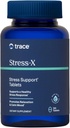 Trace Minerals Stress-X - Dietary Fiber & Trace Minerals - 수면 건강 지원을위한 마그네슘 보충 - 비타민 A, B12, D 및 더 많은 - 120 정제 (30 서빙)
