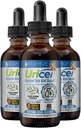 Uricel - 고급 Uric 산 지원 및 세척 보충 - 더 나은 흡수를위한 액체 배달 - Tart Cherry, Chanca Piedra, Celery Seed, Turmeric & More!