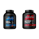 MuscleTech Creatine Monohydrate Powder Cell-Tech Creatine Powder & n Powder Nitro-Tech Whey Protein Isolate & Peptides | 밀크 초콜릿, 4 파운드 (Pack of 1), 40 서빙