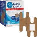 MED PRIDE 100 Sterile Fabric Fingertip, Finger 및 Knuckle Bandages - 라텍스 및 고무 무료 Hypoallergenic, 1.5in X 3in