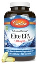 Carlson - Elite EPA Gems, 1000 mg EPA Fish Oil, Wild-Caught, Norwegian Fish Oil, Sustainably Sourced, 건강한 Triglyceride 수준을 유지, 120 Softgels