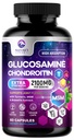 글루코사민 Chondroitin MSM 합동 보충교재 2100mg - 글루코사민 황산염과 더불어, 심황, Boswellia, Quercetin & Bromelain – 성격의 여분 힘 융통성, 기동성 & 합동 지원, 60의 캡슐