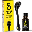 Beard Club Derma Roller & Beard Growth Oil for Face, Body 및 Scalp Microneedling Roller for Men and Women with 540 Titanium Microneedles - 헤어 & Beard 롤러