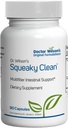 윌슨의 Squeaky Clean Gut 및 섬유, 프로바이오틱스, 효소 및 90 개 이상의 캡슐을 가진 소화 건강