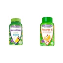 Vitafusion Melatonin 140ct 힘 C 비타민 C Gummies 150ct 면역성이 있는 지원 주황색 풍미