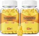 Vegan Glucosamine Chondroitin Gummies, 성인 남자 & 여자를 위한 지원 보충교재, 1500mg 여분 힘 Glucosamine Chondroitin MSM Turmeric Elderberry를 가진 Glucosamine