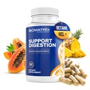 소화 효소 보충교재 (90의 캡슐) 지원 소화 - 순화한 더미로, Pancreatin, 식물 효소, Ox Bile, Betaine HCL, 지방 탄수화물과 단백질의 소화를 지원합니다