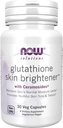 Ceramosides를 가진 글루타티온 피부 Brightener 지금 음식 30 VCaps