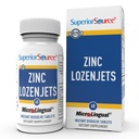 우량한 근원 아연 Lozenjets - 면역 체계 지원 보충교재 - 추적 무기물 보충교재 원조 체계 & 기능 - 여성 & 남자를 위한 아연 보충교재 - 60 즉시 용해 정제