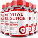 (5 팩) Vital Surge Gummies - 공식 공식 - 최대 힘 Vital Surge Gummies, Vitalsurge 비타민 보충 Gummies 고급 웰빙 지원, 미국 (300 Gummies)에서 만든 Vital Surge Gummies
