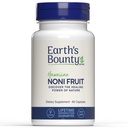 지구의 Bounty Hawaiian Noni 과일 캡슐 - 60 Veggie Caps - 건강한 면역 체계 & 합동 건강 지원 - 100% 자연적인 & 순수한 Noni - 채식주의자