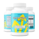 SMARTGROW 5-in-1 촉진 강한 뼈 눈 & 건강 칼슘, 비타민 D3, 아미노산 – 수면 보조, 면역 지원, 두뇌 & 눈 건강 – 90 캡슐