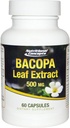 Bacopa 잎 추출물 - 500 mg - 60의 캡슐