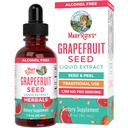 MaryRuth Organics Grapefruit Seed Extract Grapefruit Seed Oil Drops | Peel & Seed | 초본 통기성 액체 방울 | 설탕 무료 | Vegan | Non-GMO | 글루텐 프리|Unflavored | 30 인분 | 1 Fl Oz