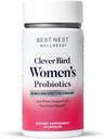 Best Nest Wellness Women's Probiotics - Gut & Brain Health Support Supplement - Multiple Probiotic Strains - 여성을위한 소화 지원 보충 - 30 캡슐