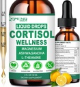 Cortisol는 여자 & 남자, 16-in-1 Cortisol 흡진기 Detox 매니저 w. 마그네슘, Ksm-66 Ashwagandha, L-Theanine, Rhodiola, 더 낮은 Cortisol를 위한 Phosphatidylserine, Recess 계류, 초점 지원을 위한 보충 교재를 보충합니다