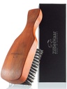 ZilberHaar Major Hair & Beard Brush for Men - Boar Bristles and Pearwood - 모든 Beard 및 헤어 유형 - 독일에서 제작