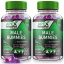 (2 팩) Apex Testodrive, Apex Testodrive Dietary Supplement for Men, Apex Testodrive Won All-Natural Formula for overall Wellness and Peak Performance, Apex Testo Drive Gomitas Review (120 Gummies)