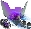 Fog Football Visor, 청소년 및 성인 축구 헬멧 Viosor 없음. 축구 헬멧 부속품, 충격 저항, 찰상 저항하는, UV 구획, 찰상 섬광, OK Clarity를 위한 얼굴 보호 챙