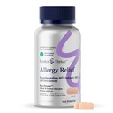 Foster & Thrive Fexofenadine HCl Hay Fever, Pollen, Itchy Eyes 및 Seasonal 알레르기, 어린이 및 성인을위한 효과적인 지원, 180 mg, 100 정제