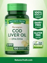 Nature's Truth Norwegian Cod Liver Oil Dietary Supplement - 100 Softgels, 6 팩