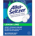 Alka-Seltzer 레몬 Lime Heartburn 구호 정제, 빠른 산 Indigestion 구호, 레몬 Lime 맛 36 Ct와 Antacid