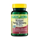 Convergence 한국 Panax 인삼 채식 캡슐, 100 mg, 60 조사