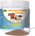 인슐린 저항은 말, Elevated 인슐린 수준을 가진 지원 말, Laminitis, Cushing의 증후군, 만성 간결 발, Pasture에 뒤, 0.44 lbs를 보충합니다