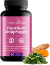 NaturalFem Premium Adaptogens는 Rhodiola Rosea Extract, Turmeric, Maca Root for Better Adaptogenic Response, Focus & Mood Support Supplement와 같은 허브 식물이있는 여성을위한 보충제 - 90 캡슐