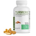 BioPerine과 Bronson Turmeric Curcumin - 95 % 표준 Curcuminoids - Black Pepper가있는 비 GMO 캡슐 - 120 카운트