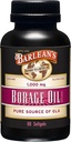 Barlean의 붕대 기름 보충교재, 찬 압박된 순수한 붕대씨 기름은 남자와 여자를 위한 Softgels, 1000 mg GLA 지방산, 60 조사를 강화합니다