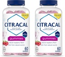 CITRACAL 칼슘 보충교재 Gummies, 비타민 D3를 가진 Chewable 칼슘, 지원 뼈 건강, 나이를 위한 칼슘 Chews 12+의 자연적인 나무 딸기 풍미, 60의 조사 ( 2)