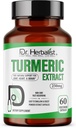 HERBALIST Turmeric Curcumin Extract 250mg – 60 Vegan Capsules | 10:1 Extract = 2,500mg Raw Turmeric | Bioavailable Curcuminoids에 표준화 | 천연 플랜트 기반 지원