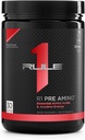 규칙 1 Proteins Pre Amino Acid Complex Fruit Punch, Anytime Energy Boost, Green Tea 및 Coffee Extracts, Endurance, Focus Support, 30 서빙, 15 Oz의 카페인