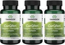 Swanson 제어 릴리스 Curqfen Curcumin / Fenugreek Complex 60 Veg 캡슐 (3 팩)